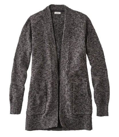 Women's Cotton Ragg Sweater, Open Cardigan